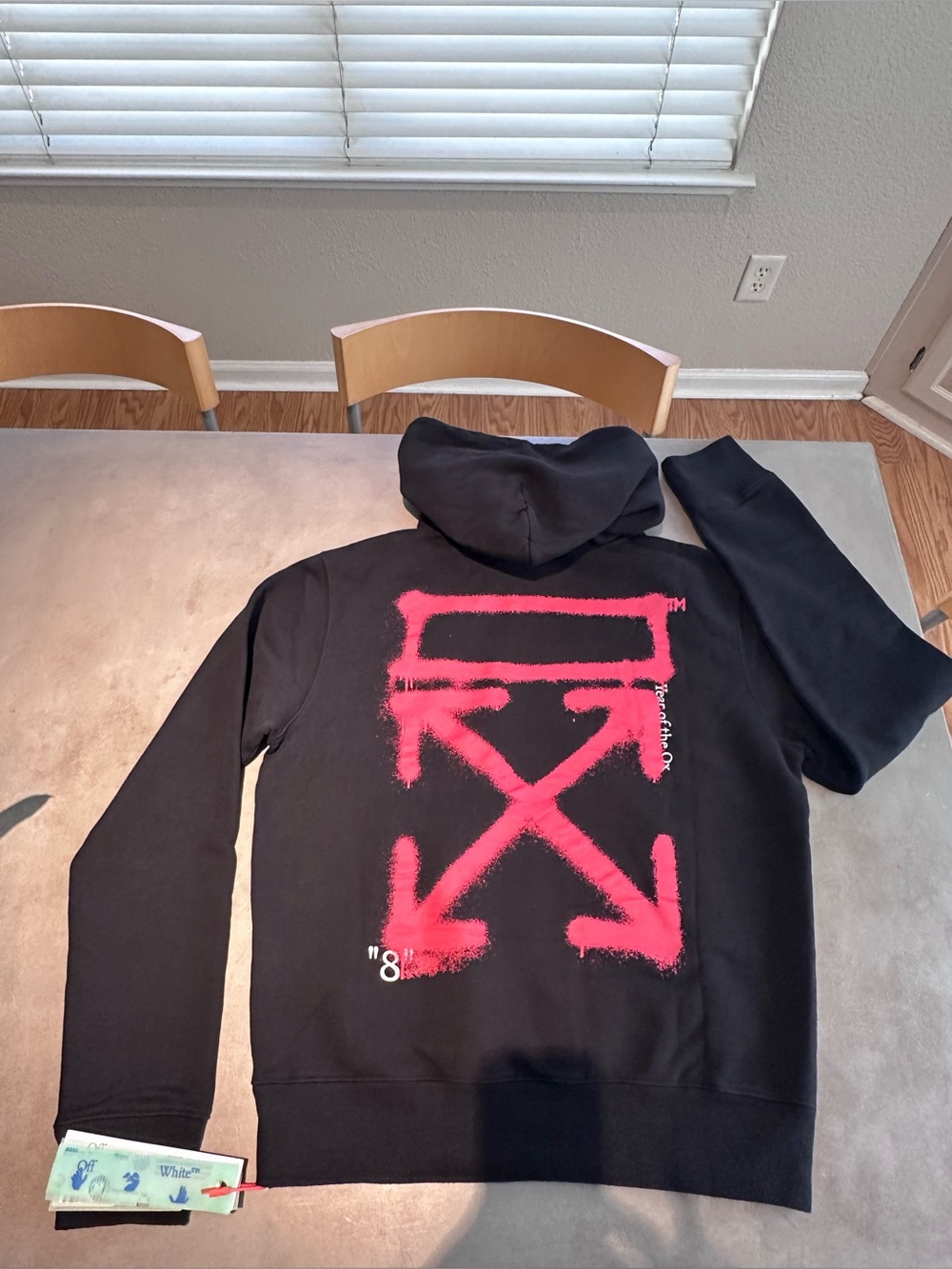 Off-White Black / Red Splatter
Hoodie | Medium (Year of the Ox)